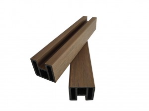 Wpc Pergola et garde-corps balcon creux colonne carrée bois plastique Composite poteau étanche WPC main courante poteau de jardin