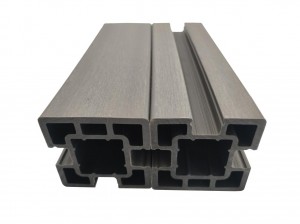 Wpc Pergola et garde-corps balcon creux colonne carrée bois plastique Composite poteau étanche WPC main courante poteau de jardin