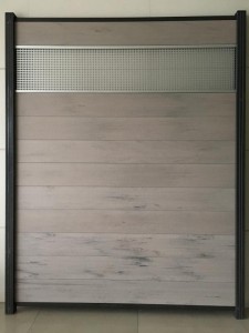 البثق المشترك DIY سياج مجوف 282x20 مللي متر 423x20 مللي متر سهل التركيب ديكور حديث مقاوم للماء متين للخارجية