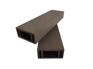 Wpc Pergola et garde-corps balcon creux colonne carrée bois plastique Composite poteau étanche WPC main courante poteau de jardin