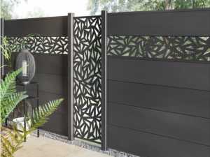 البثق المشترك DIY سياج مجوف 282x20 مللي متر 423x20 مللي متر سهل التركيب ديكور حديث مقاوم للماء متين للخارجية