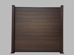 Hot Koop Co-extrusie DIY hekwerk scherm hol 5 vierkante gaten 151x20mm natuurlijke uitstraling weerbestendig voor buitendecoratie