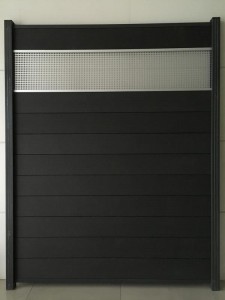 البثق المشترك DIY سياج مجوف 282x20 مللي متر 423x20 مللي متر سهل التركيب ديكور حديث مقاوم للماء متين للخارجية